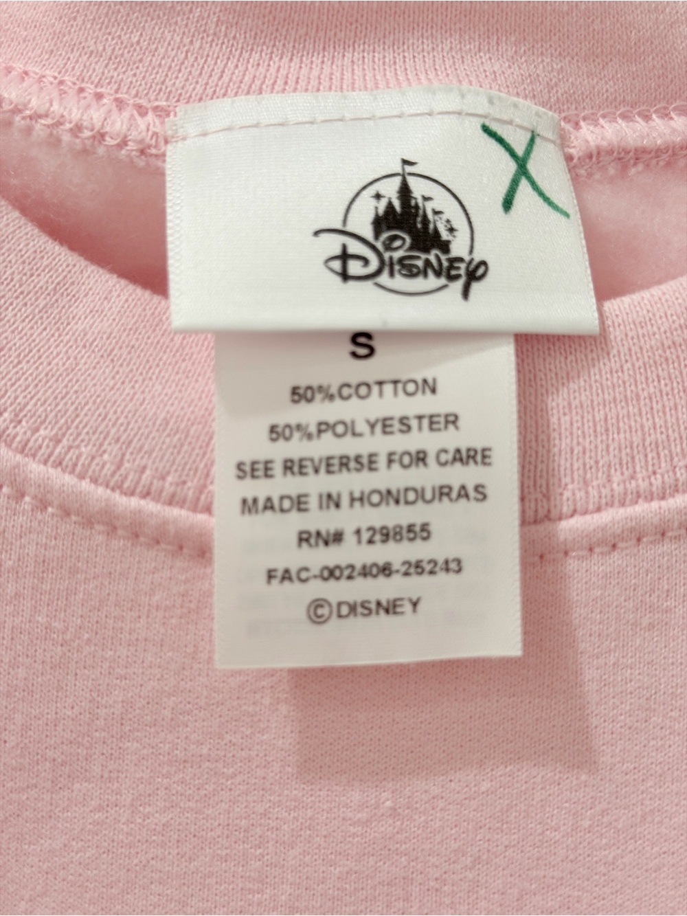 Disney Pink Ghost Mickey Sweatshirt with Orange Accent - Picture 4 of 4